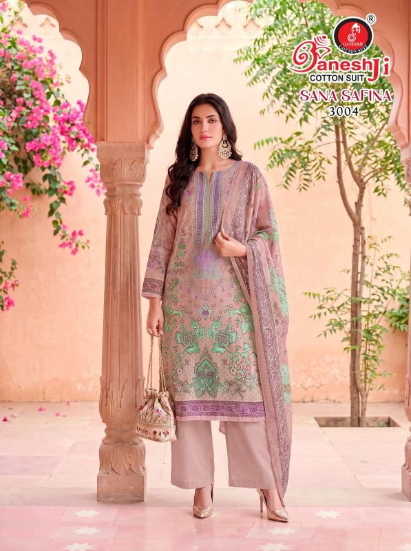 Ganeshji sana safina vol 3 wholesale dress materials in kottayam